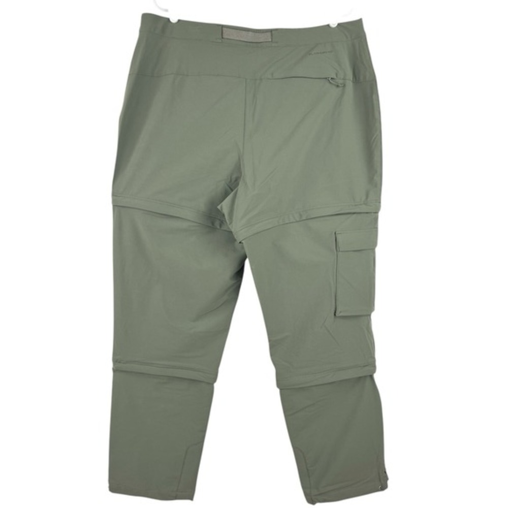 The North Face Women's Plus Bridgeway Zip-Of Taupe Green Pants Plus‎ Size 16 NWT - Picture 2 of 16